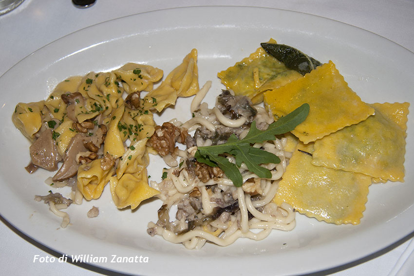 TRIS DI PASTASCIUTTA RISTORANTE "PANORAMICO", MASSA frazione di FORLI'